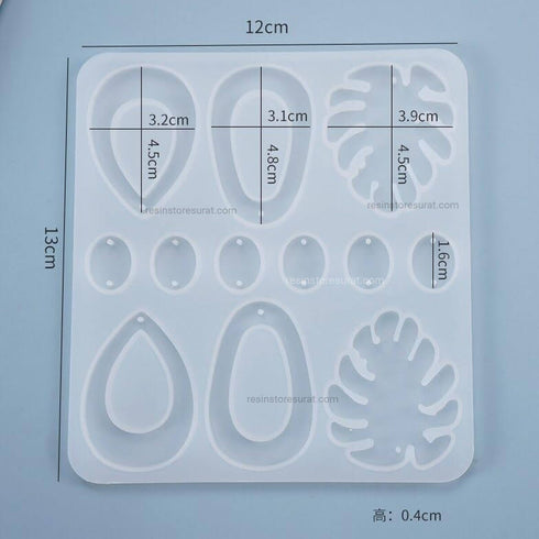12 Cavity earring mould
